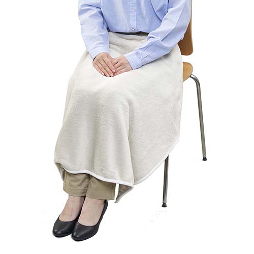 【アウトレット】吸湿発熱ブランケット（巾着付）