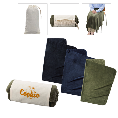 TR-1033【アウトレット】ロール巾着ブランケット