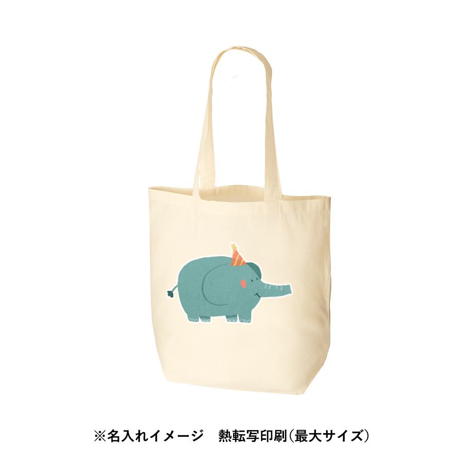 オーガニックコットンバッグ（M）　ナチュラル