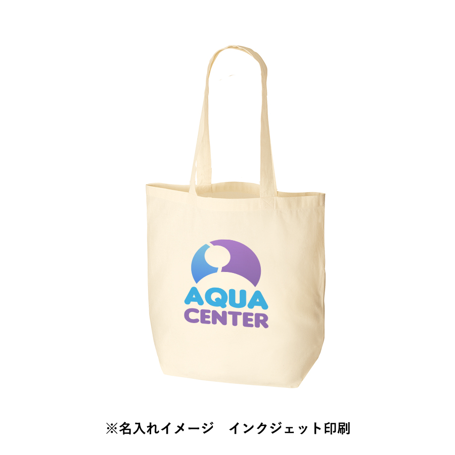 オーガニックコットンバッグ（M）　ナチュラル