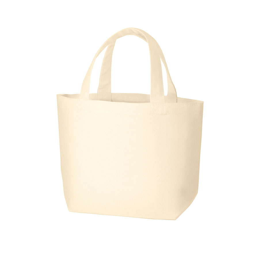 オーガニックコットンキャンバストート（S）内ポケット　ナチュラル