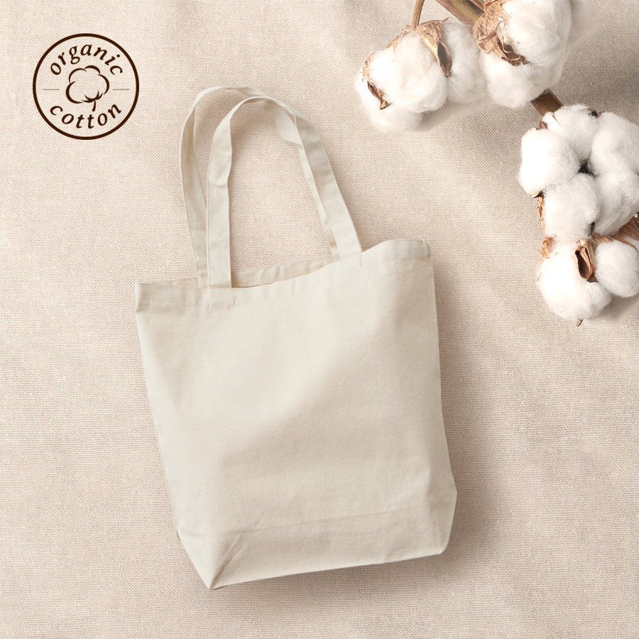 TR-1048-008オーガニックコットンキャンバストート（L）　ナチュラル