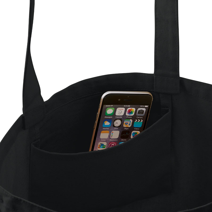 オーガニックコットンキャンバストート（M）内ポケット