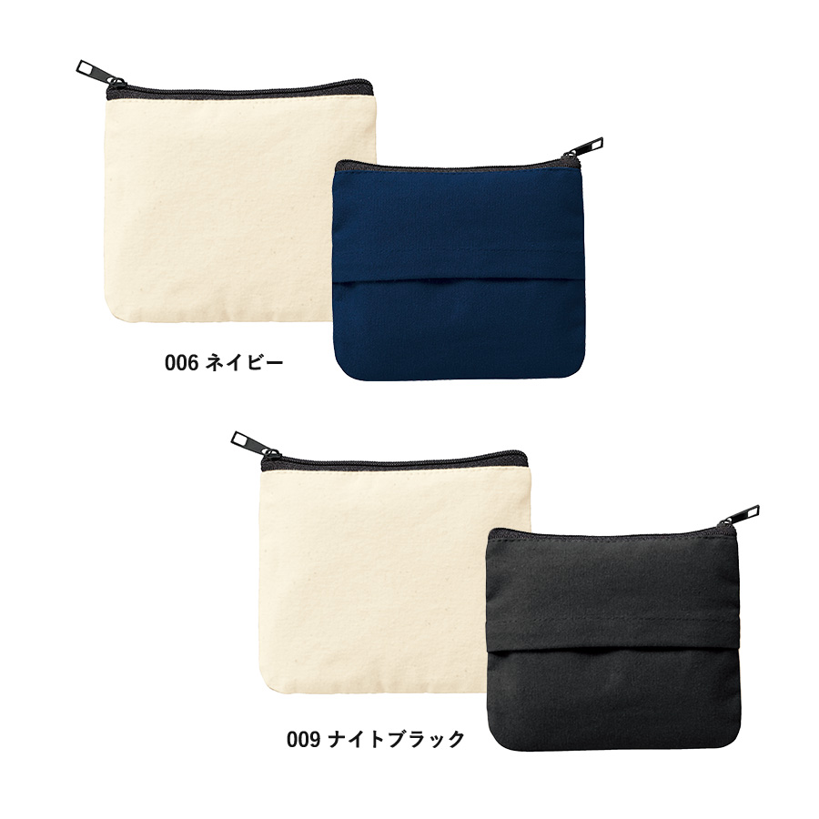 ライトキャンバスティッシュポーチ