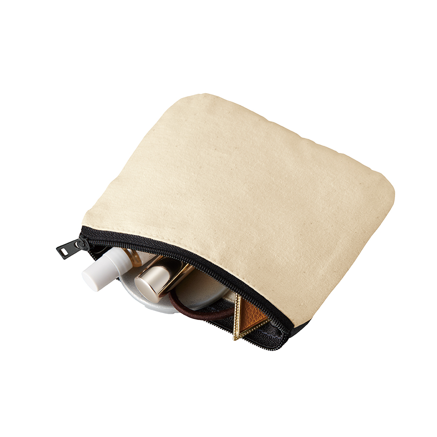 ライトキャンバスティッシュポーチ