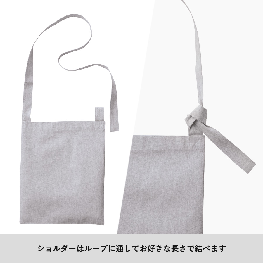 シャンブリックフラットショルダートート