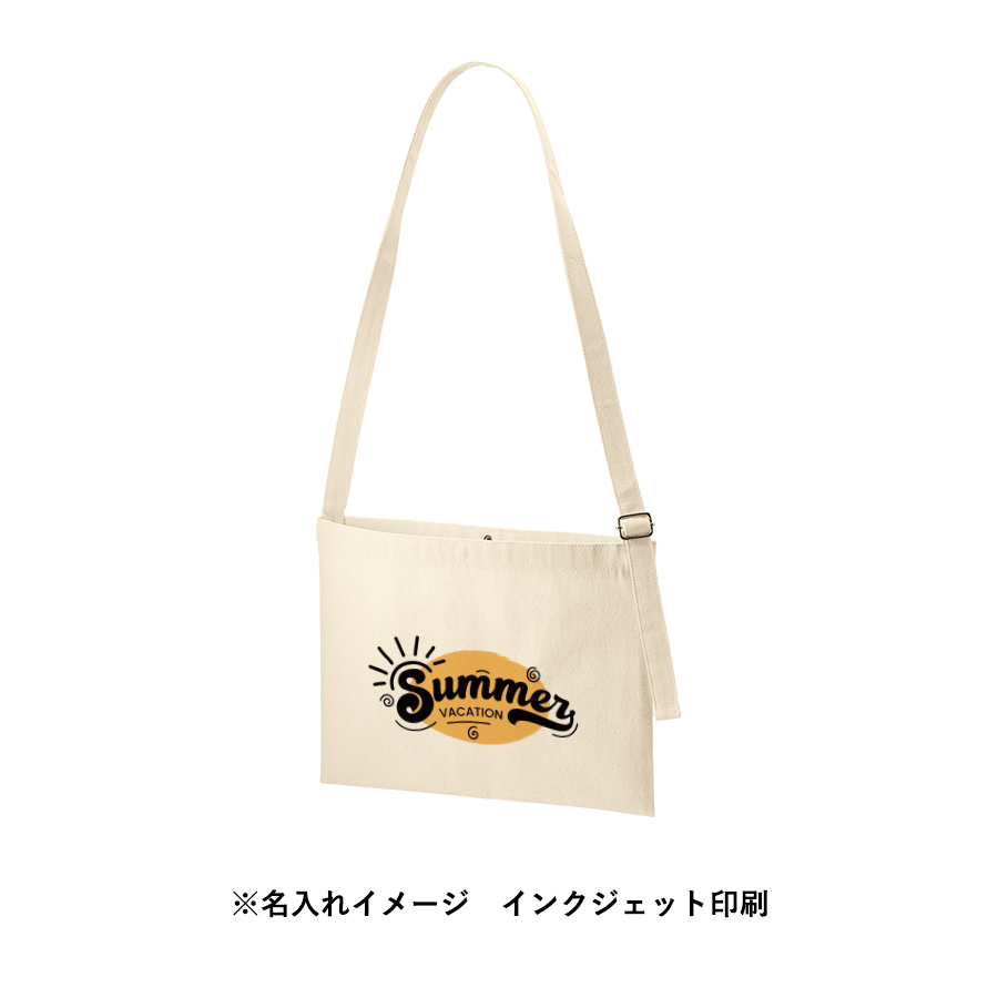 キャンバスアジャストショルダーサコッシュ　ナチュラル