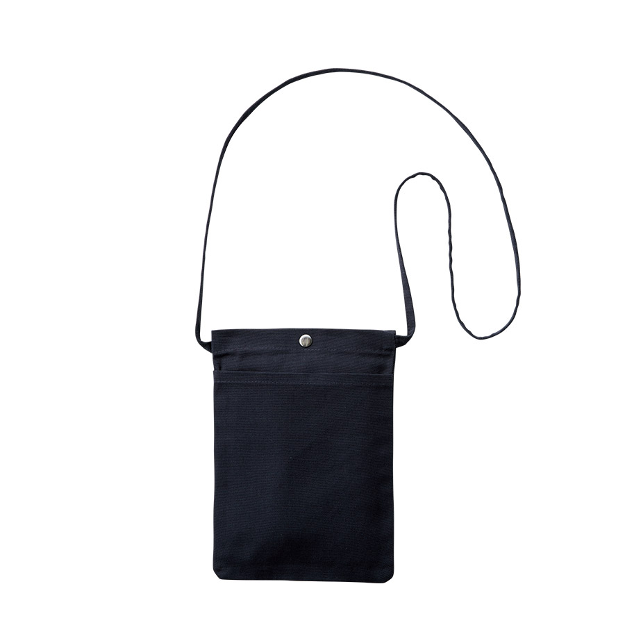 キャンバスフロントポケットサコッシュ