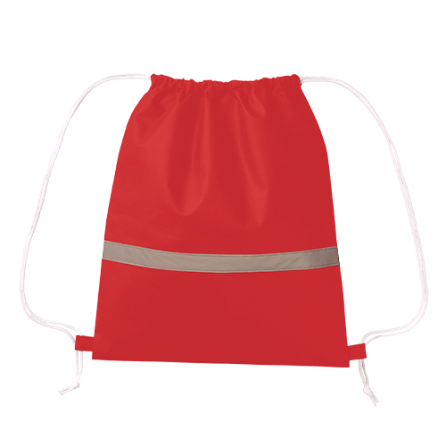 不織布リフレクター付巾着リュック