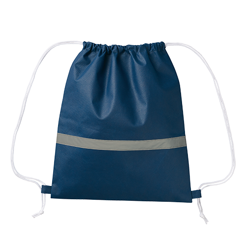 不織布リフレクター付巾着リュック