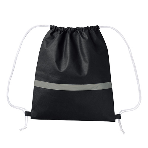 不織布リフレクター付巾着リュック