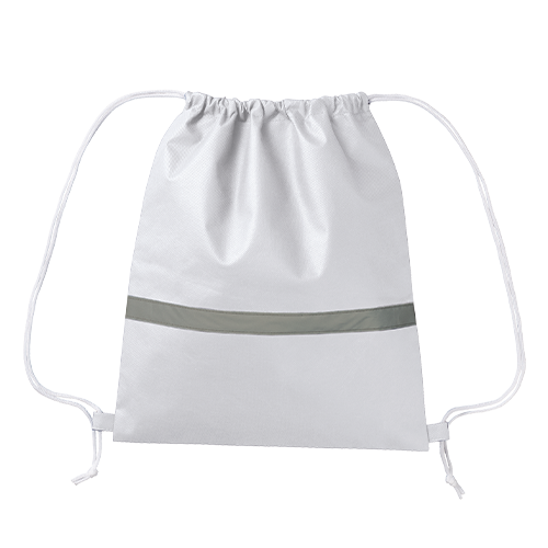 不織布リフレクター付巾着リュック