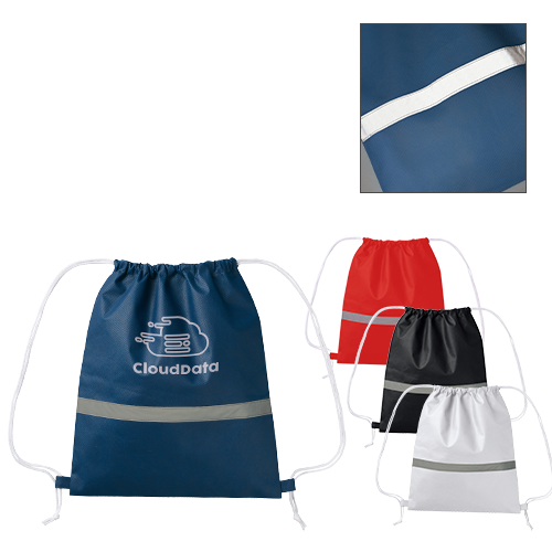 TR-1093不織布リフレクター付巾着リュック