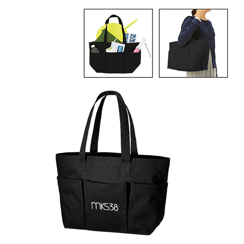 TR-1111-009キャンバスツールトート　ナイトブラック