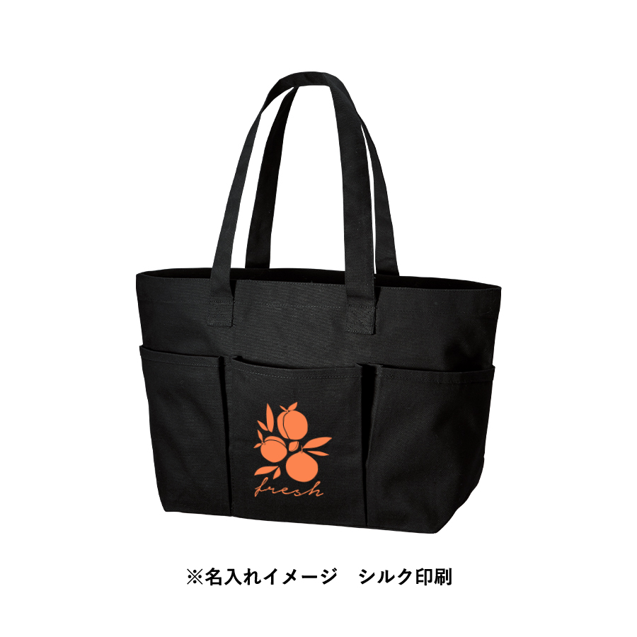 キャンバスツールトート　ナイトブラック