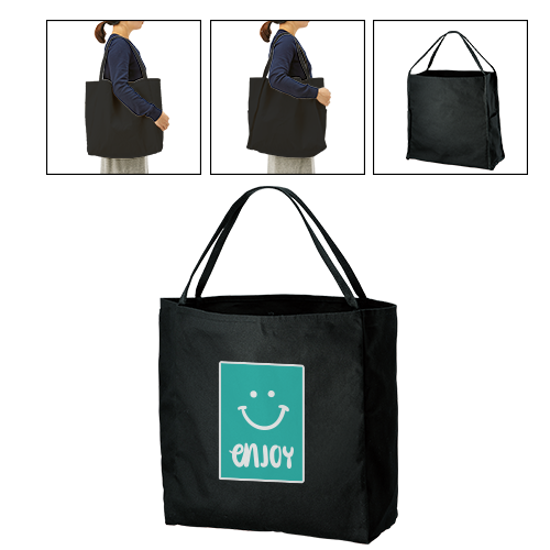 TR-1116-009【アウトレット】キャンバスリバーシブルトート　ナイトブラック