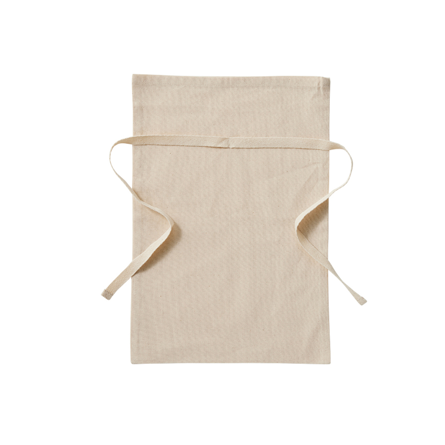厚手コットンラッピング巾着（M）ナチュラル