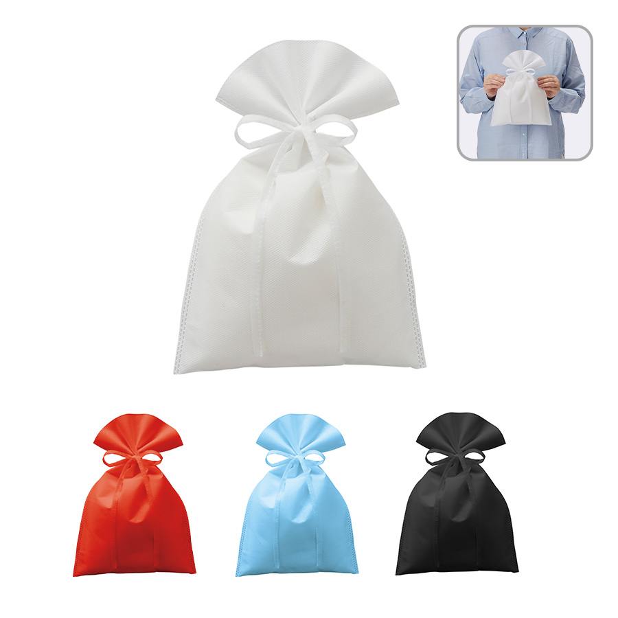 TR-1161【アウトレット】不織布ラッピング巾着（M）