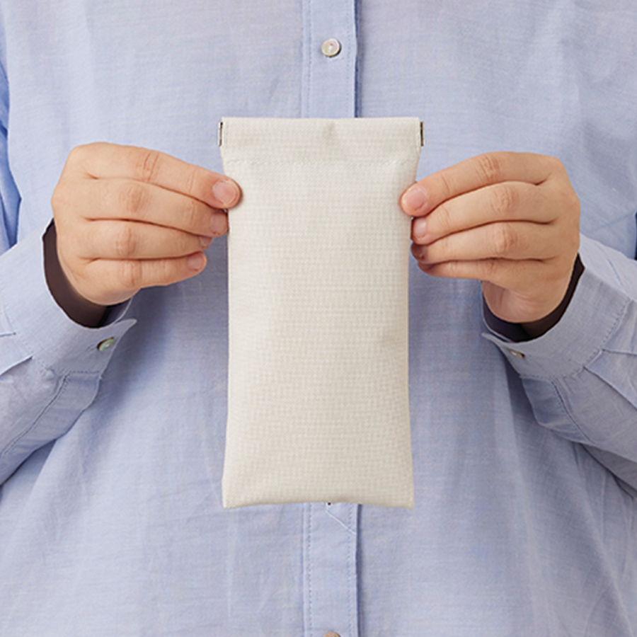 ユーティリティバネ口ポーチ ロング