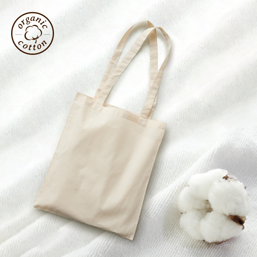 TR-1171-008オーガニックコットンフラットショルダートート　ナチュラル