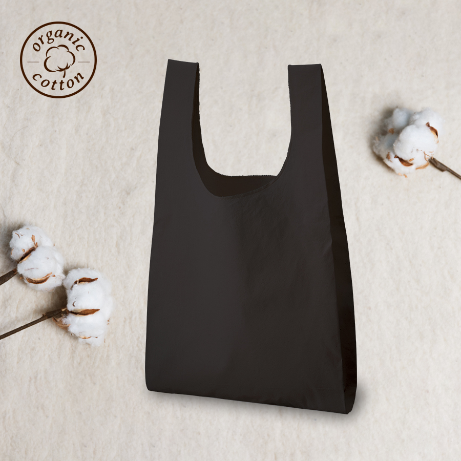 オーガニックコットンマルシェバッグ ブラック