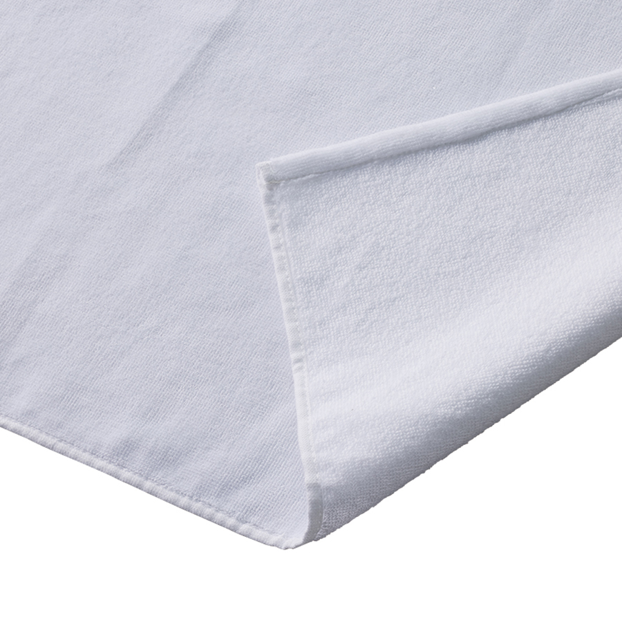 【アウトレット】プリントしやすいコットンシャーリングネックタオル　ホワイト