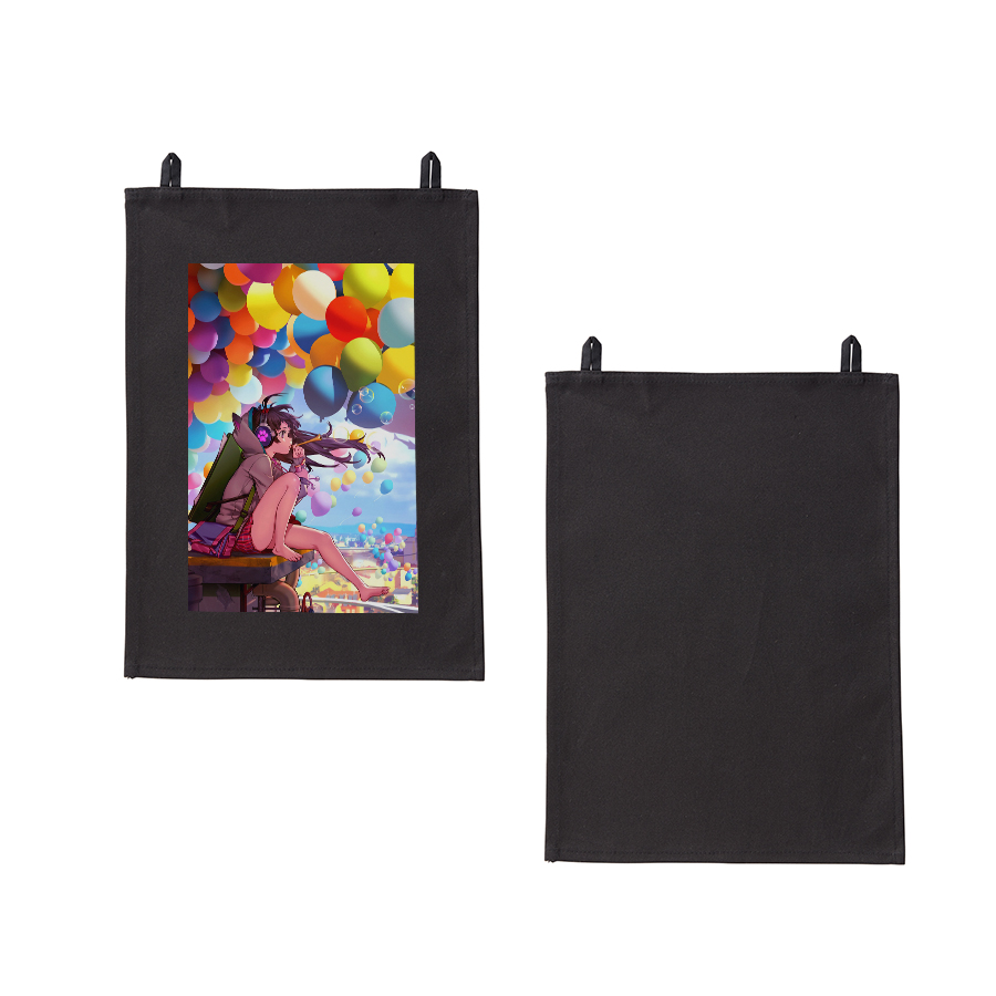 TR-1182-009【アウトレット】ファブリックポスター（A4サイズ）　ナイトブラック