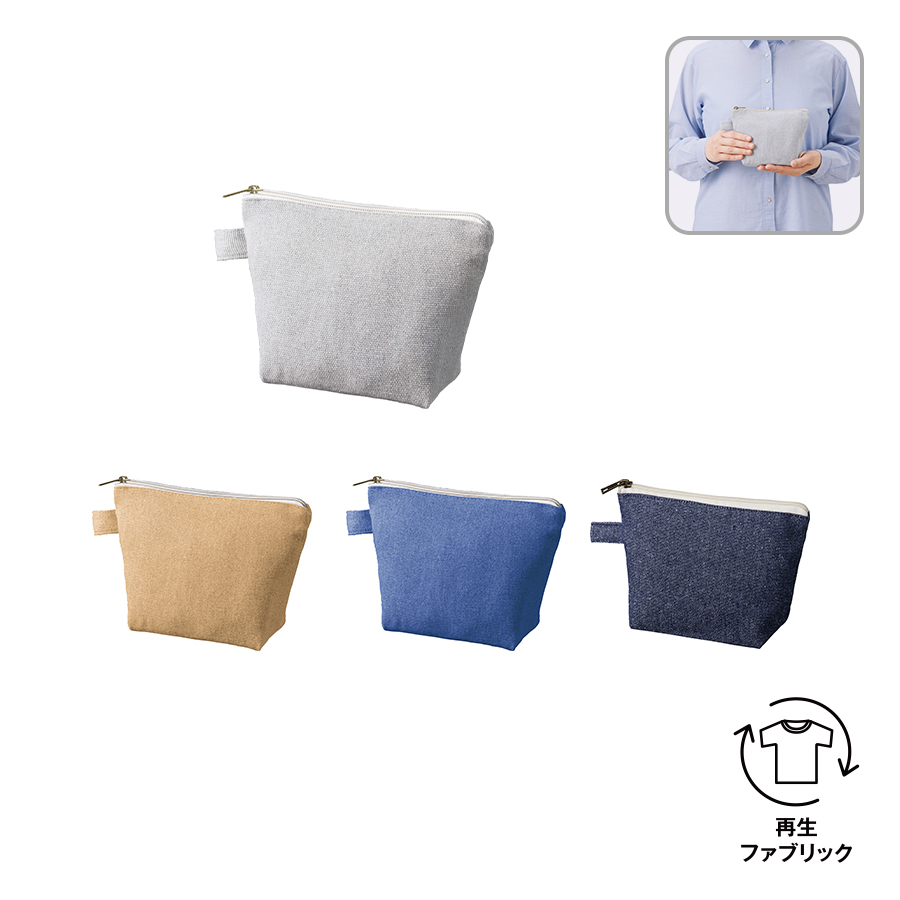 シャンブリックキャンバスデイリーポーチ（S）