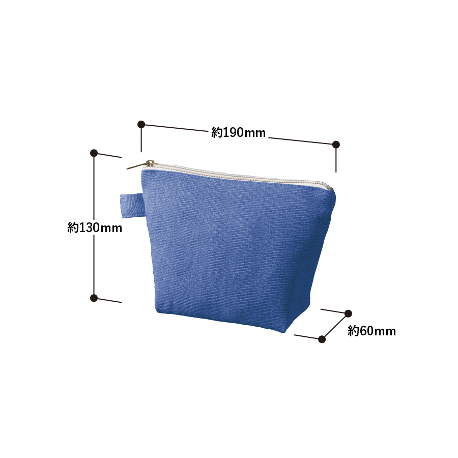 【アウトレット】シャンブリックキャンバスデイリーポーチ（S）