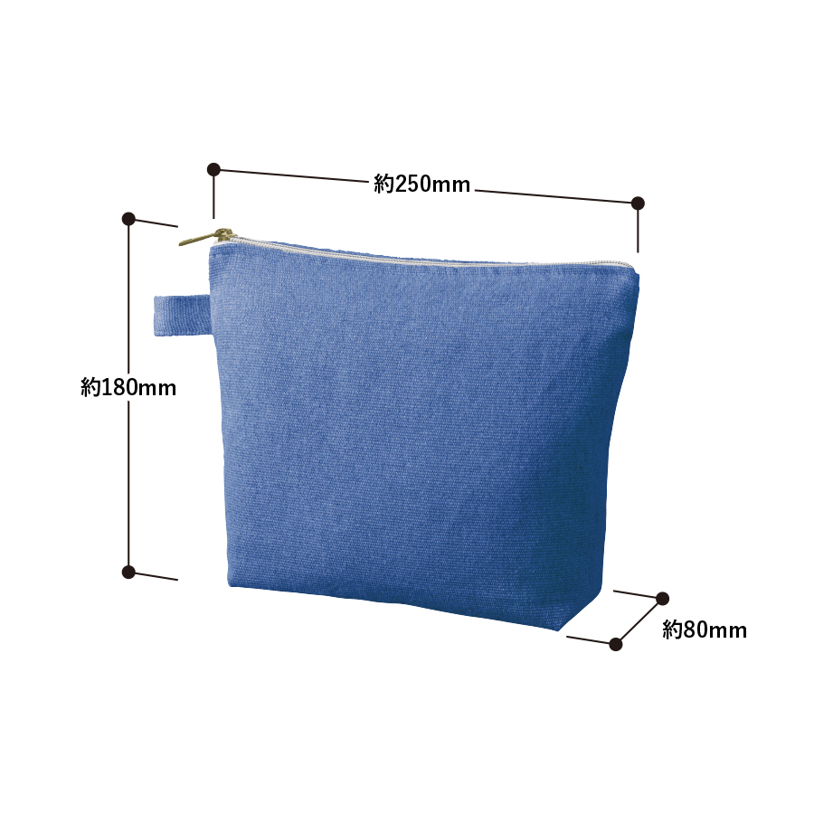 【アウトレット】シャンブリックキャンバスデイリーポーチ（M）