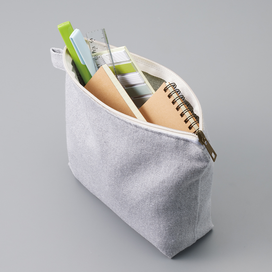 【アウトレット】シャンブリックキャンバスデイリーポーチ（M）