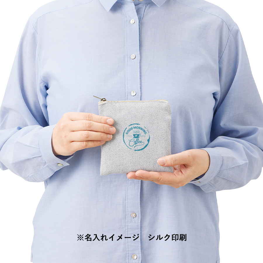 【アウトレット】シャンブリックキャンバスフラットポーチ（SS）