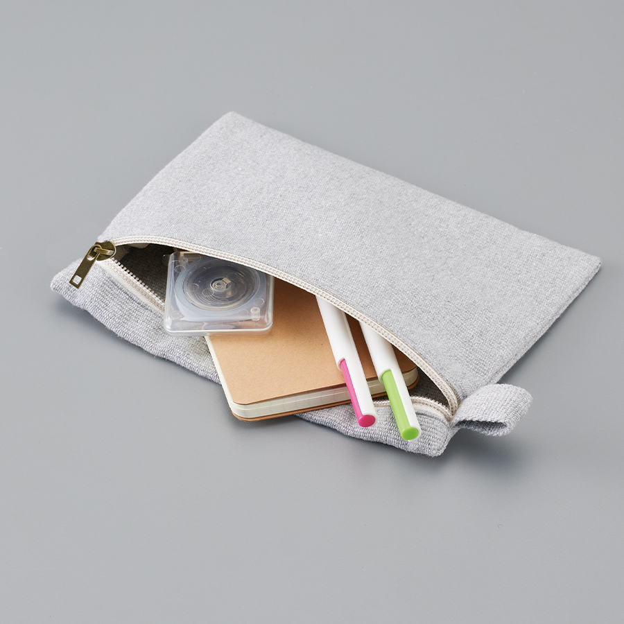 【アウトレット】シャンブリックキャンバスフラットポーチ（S）