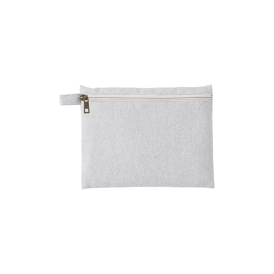 【アウトレット】シャンブリックキャンバスフラットポーチ（M）