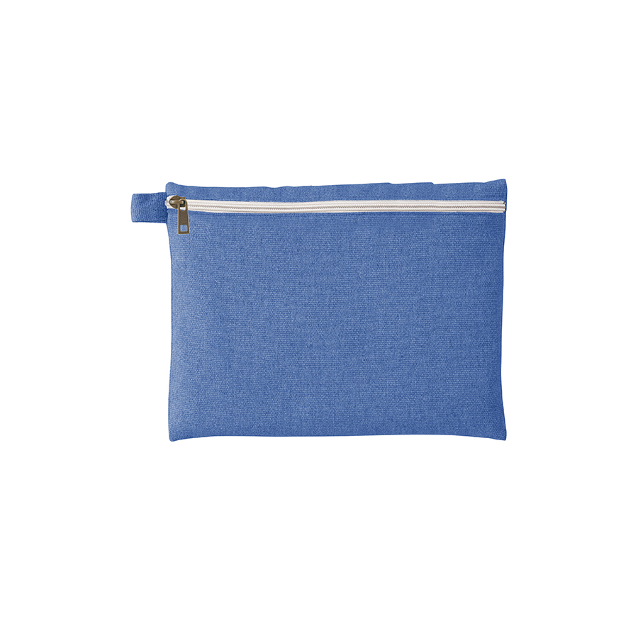 【アウトレット】シャンブリックキャンバスフラットポーチ（L）