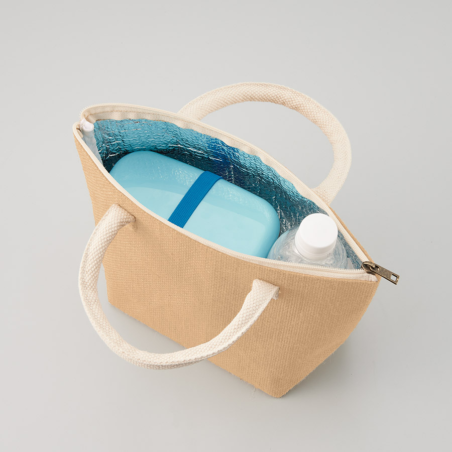 ジュート保冷トート（S） 　ナチュラルベージュ