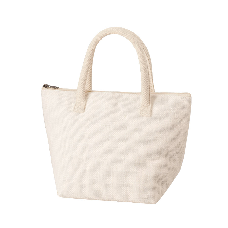 ジュート保冷トート（S）　ナチュラルホワイト