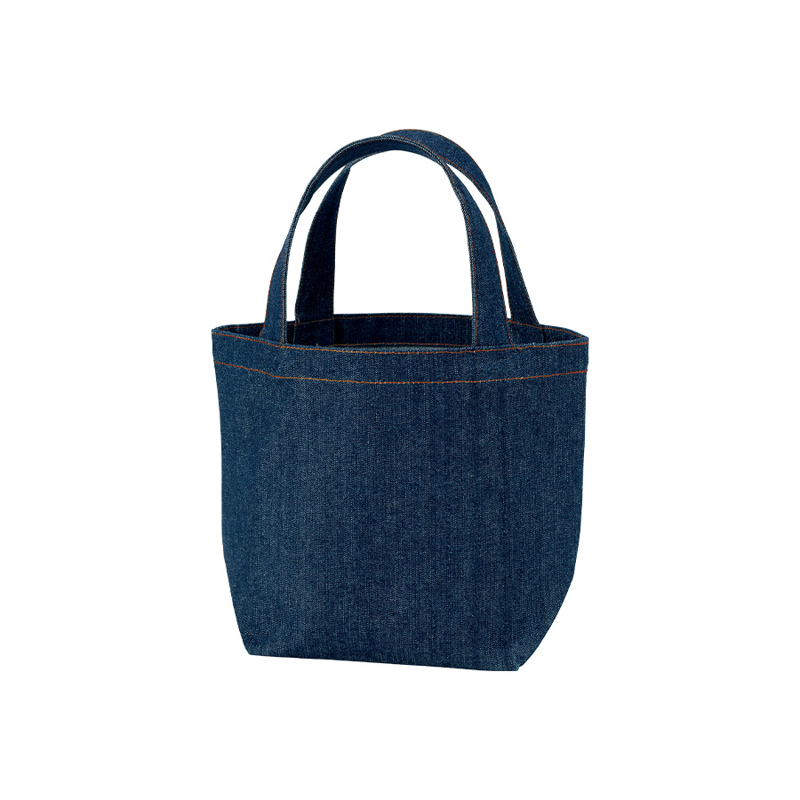 【シルク印刷必須商品】デニムライクトート（Ｓ）