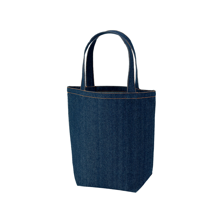 【シルク印刷必須商品】デニムライクトート（Ｍ）