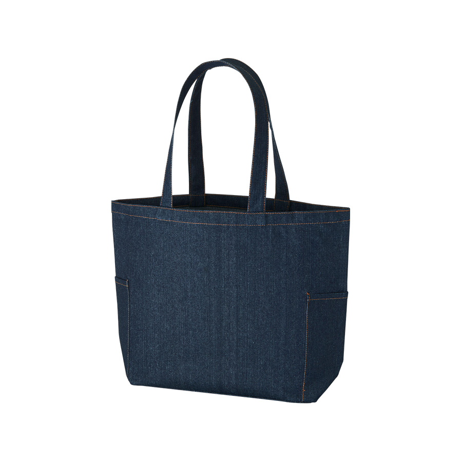 【シルク印刷必須商品】デニムライクマルチトート（M）