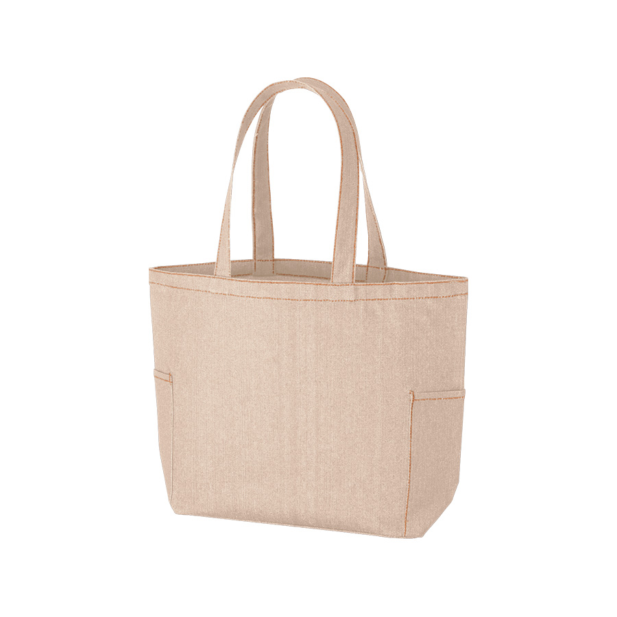 【シルク印刷必須商品】デニムライクマルチトート（M）