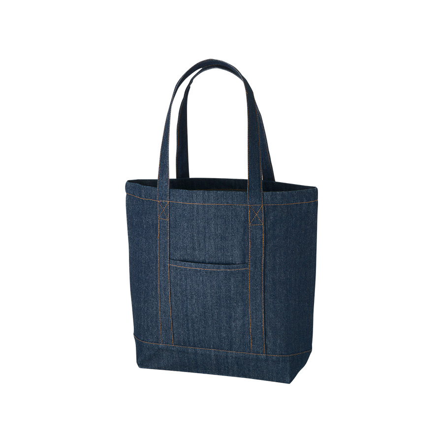 【シルク印刷必須商品】デニムライクライントート（M）