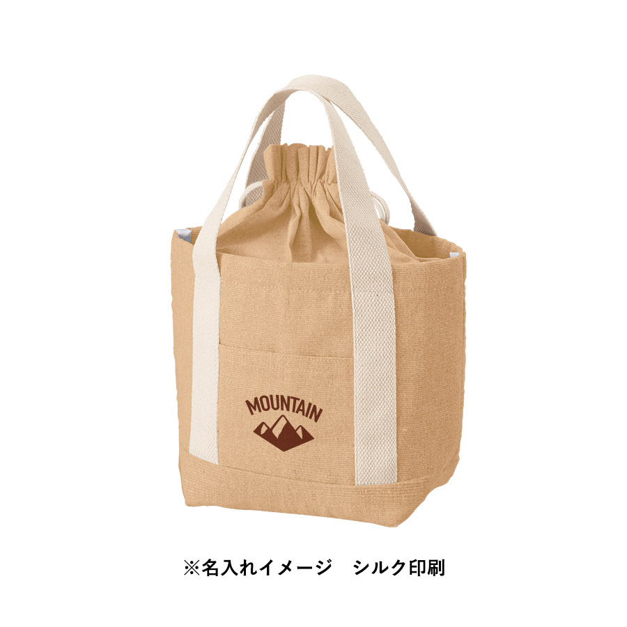 【アウトレット】シャンブリック保冷巾着ライントート