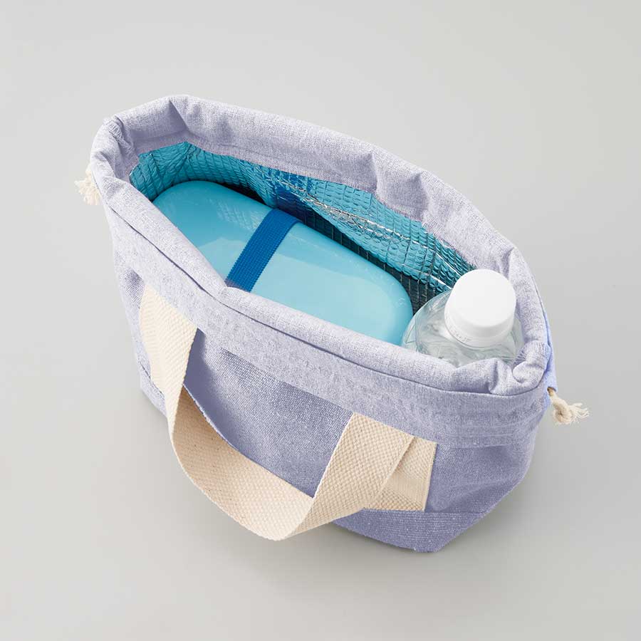 【アウトレット】シャンブリック保冷巾着ライントート