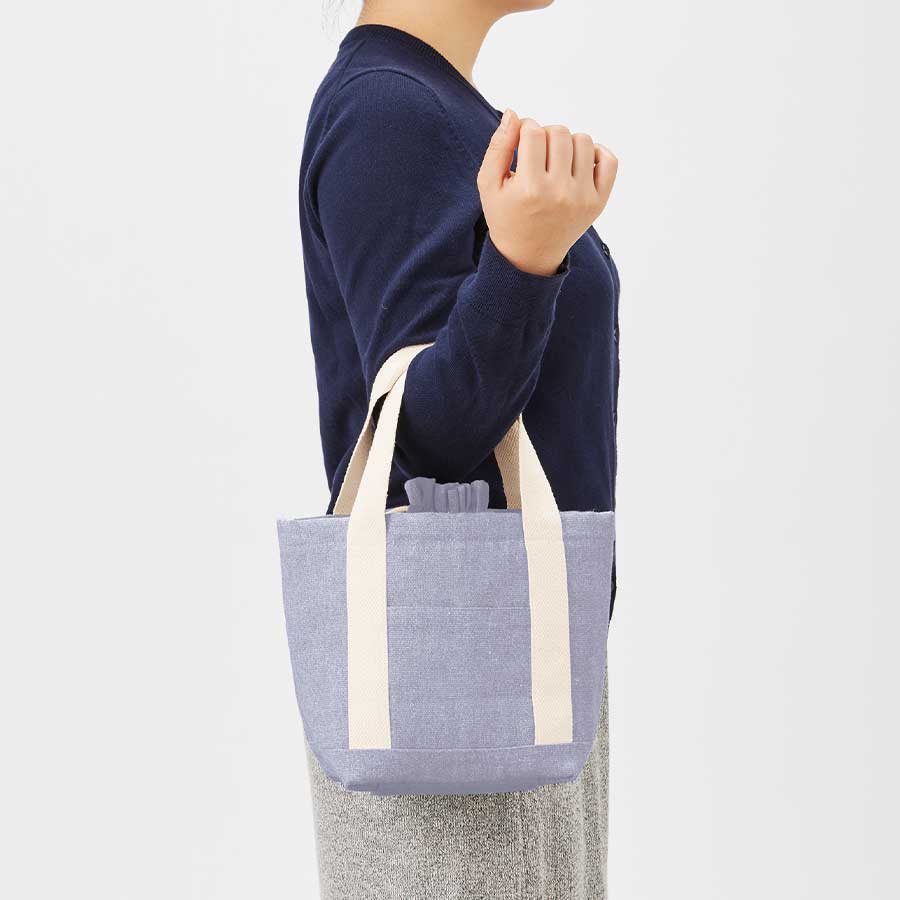 【アウトレット】シャンブリック保冷巾着ライントート