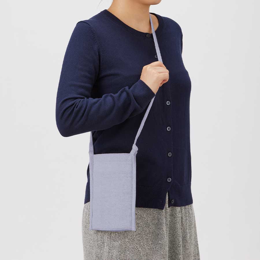 【アウトレット】シャンブリック保冷ボトルホルダーサコッシュ