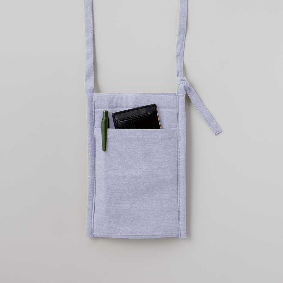 【アウトレット】シャンブリック保冷ボトルホルダーサコッシュ