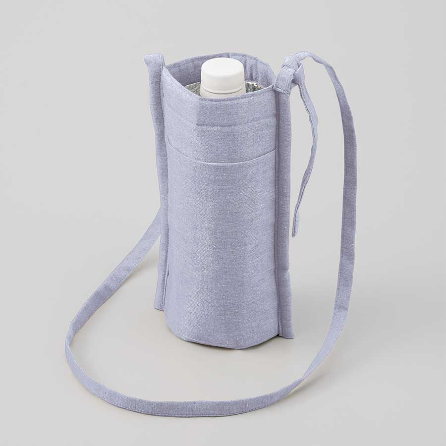 【アウトレット】シャンブリック保冷ボトルホルダーサコッシュ