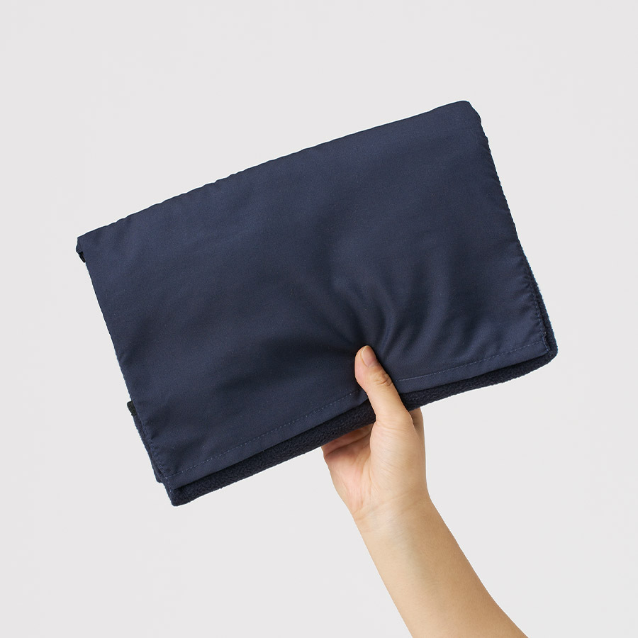 USBホットブランケット　ネイビー