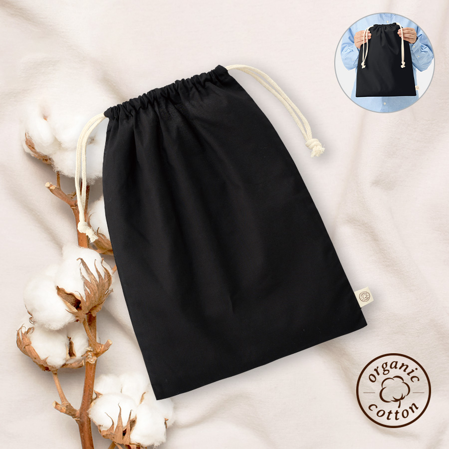 TR-1285オーガニックコットン巾着（L）